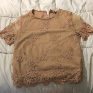 Beautiful floral lace shirt